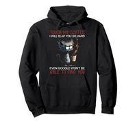 Touch My Coffee I Will Slap You So Hard Funny Cat Coffee Pullover Hoodie
