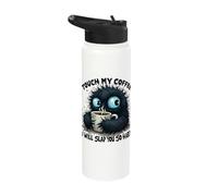 Touch My Coffee I Will Slap You So Hard Stainless Steel Insulated Water Bottle