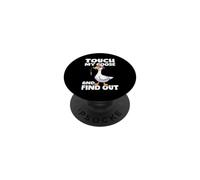 Touch My Goose And Find Out Porch Goose Funny Lawn PopSockets Adhesive PopGrip