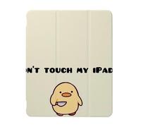 Touch My Pad I Will Duck You Case Compatible with IPad 9th 8th 7th Generation 10.9 Inch 2021/2019/2018,Funny Cover with Trifold Stand + Pencil Holder for Boys Girls,iPad 10.9in 2022