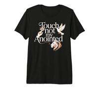 Touch Not My Anointed Biblical Warning Quotes - Premium T-Shirt