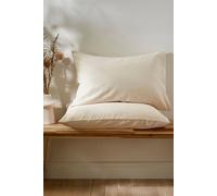 Touch of Linen Housewife Pillowcase Pair Martex Cream One Size