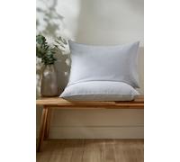 Touch of Linen Housewife Pillowcase Pair Martex Pale Blue One Size