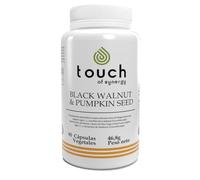 TOUCH OF SYNERGY - BLACK WALNUT & PUMPKIN SEED - Digestive Support and Parasite Elimination - Natural Detox and Intestinal Health - 90 Vegetable Capsules