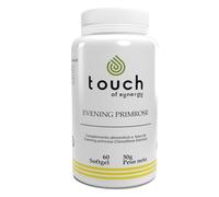 Touch of Synergy Evening Primrose - Evening Primrose Oil with Vitamin E - Hormonal Support and Female Wellness in Menstruation and Menopause - 60 Softgels