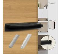 Touch Release Magnetic Door Catch Latch for Cabinets Efficient Solution for Smooth Drawer and Door Operation (Black)