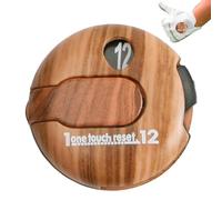 Touch Reset Counter - Golf Score Counter Reset 0 Strokes with Press, Golf Shot Counter, Single Fix Scorekeeper Up to 12 Strokes with Clip