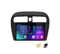 Touch Screen Car Stereo Head Unit for Mitsubishi Mirage Attrage 2012-2018, Portable 9 Inch Car Radio with Wireless CarPlay Bluetooth FM RDS SWC