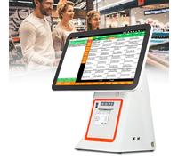 Touch Screen Cash Register POS System with Built-in Thermal Printer for Restaurants and Retail - All-in-One Smart Business Solution