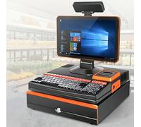 Touch Screen Cash Register POS System with Printer and Barcode Scanner for Small Business Retail Restaurant