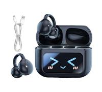 Touch Screen Earphones - Private Listening Mode with Screen Smart Headphones | Waterproof Wireless Earplug Sports Clip Headphones with AI Translation Audio Earbuds Ant