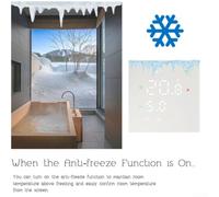 Touch Screen Enabled Thermostat for Tuya For Smart Life WiFi Heating Control with Customizable Schedules and Voice Operation (3A white Boiler heating)