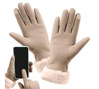 Touch Screen Glove - German velvet + polyester | Ski Snow Gloves | Windproof Thermal Ğloves for Walking, Hiking, Commuting, Cycling, Driving,Travel