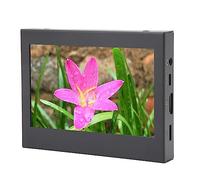 Touch Screen Monitor, 170 Degree Viewing, Adjustable Aluminum Alloy Bracket, Small IPS Monitors for Industrial Control