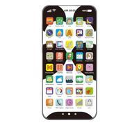 Touch Screen Story Toy,Touch Screen Mobile Phone Toys - Rechargeable Dazzling Light Phone For Home Learning Game Device