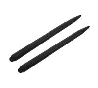 Touch Screen Stylus Pen 2 Pack Black ABS Double Ended | Accurate Touch Input, Ergonomic Comfort, Slender Point and Thick Nib, for Boards and Kiosks
