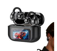 Touch Screen Wireless bluetooths Earphone, AI Dual-Ear Sports Running Wireless Earphones,bluetooths With Color Screen clips-on Ears For Running Workout Gym Sports