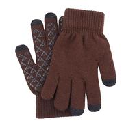 Touch Screens Gloves Thickened Soft Warm Knit Mittens For Men Teens Adults Outdoor Sport Activity Hiking Cycling Winter Elastic Cuff Thermal
