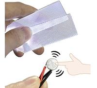 [ Touch Sensing ] Flexible Helmet led Light Decorations Lights Cosplay DIY kit RGB Superhero for Men Gifts - White Touch Light