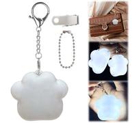 Touch Sensing Light, Sensing Light Purse Lights for Women, LED Automatic Glow Lights, Rechargeable Handbag Mini Flashlight, Compact Cloud/Paw-Shaped Keychain Night Lamp for Wallets (D)
