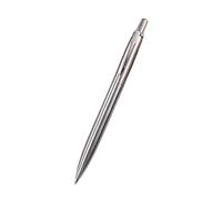 Touch-sensitive push-button slim bolt pen | Stainless steel and chrome-plated ballpoint pen | Bullet-shaped 1.0 nib | Smooth writing | For office and everyday use | Black ink