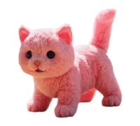 Touch Sensitive Robot Cats Toy With Walking Meowing Action Short Plush Electric For Toddler Interaction Play Touch Activated Sound Pet