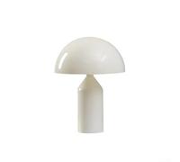 Touch Sensor Mushroom Night Light - Cream-Style Bedside Lamp with Soft Ambient Glow, ABS Plastic, 14.3 x 14.3 x 19.5 cm, Battery-Powered for Bedroom or Nursery