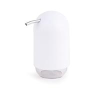 Umbra Touch Soap Dispenser, White, 2 ¾ dia. x 5 ½ inches