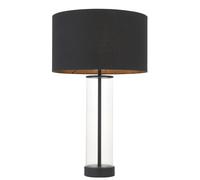 Touch Table Light Black Lessina Matt 350mm Endon 100440