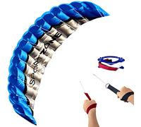 Touch the sky 100in Double-Line Stunt Soft Parafoil Kite With Wrist Strap, Parachute Kite For Kids & Adults, Excellent Outdoor Games and Activity Toys, Suitable for the Advanced & Enthusiasts.