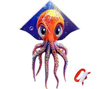 Touch the sky Octopus Kite for Adults, Easy to Fly, Exquisite Fabrics and Unique Structure Design, Excellent Outdoor Games and Activity Toys, Suitable for Beginners.