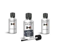 Touch Up Paint Bottle Stone Chip Scratch Repair For Tesla Model 3 Midnight Silver Pearl/Steel Grey Metallic PMNG (Touch Up Paint, Lacquer + Primer)