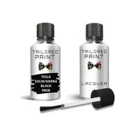 Touch Up Paint Bottle Stone Chip Scratch Repair For Tesla Model 3 Obsidian Black Metallic PMBL (Touch Up Paint + Lacquer)