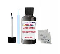 Touch Up Paint For Aston Martin Rapide Bond 22/Quantum Silver Ast5073D 2008-2012 30Ml Bottle Brush Scratch Stone Chip Repair Pen