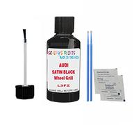 Touch Up Paint For Audi Tt Satin Black Wheel Grill L3Fz 1998-2021 30Ml Bottle Brush Scratch Stone Chip Repair Pen