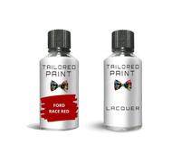 Touch Up Paint For Ford Transit Custom 2013-Present Race Red N Quality Bottle Stone Chip Scratch Repair (Touch Up Paint + Lacquer)