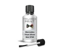 Touch Up Paint For Mercedes 2000-Present Titan Silver Met 9765 Quality Stone Chip Scratch Repair Titan Silver Met 9765 (Touch Up)