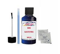Touch Up Paint For Mini Cooper Convertible Black Eye Purple Wa24 2004-2008 30Ml Bottle Brush Scratch Stone Chip Repair Pen