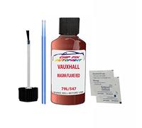 Touch Up Paint For Opel/Vauxhall Agila Magma/Flame Red 79L 1990-2017 30Ml Bottle Brush Scratch Stone Chip Repair Pen