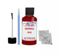 Touch Up Paint For Opel/Vauxhall Corsa Fire Red 58T 2013-2017 30Ml Bottle Brush Scratch Stone Chip Repair Pen