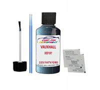 Touch Up Paint For Opel/Vauxhall Zafira Tourer Deep Sky 22S 2012-2015 30Ml Bottle Brush Scratch Stone Chip Repair Pen