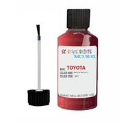 Touch Up Paint For Toyota Yaris Impulse Red 3P1 1999-2014 30Ml Bottle Brush Scratch Stone Chip Repair Pen
