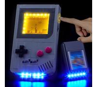 Touch Version Led Light Set Compatible with Lego 72046 Game Boy (No Model), Decoration Lighting Set Compatible with Lego Game Boy Building Blocks Model