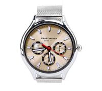Touch Watch Smart HD Super Thin 1.43in Screen Men Women Dynamic UI Water Proof LED Metal Activity Tracker QS36 Water Proof Touch Watch Smart Touch Watch (Silver Steel Strap)