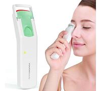 TOUCHBeauty Electric Eyelash Curler,Heated Eyelash Curler with Smart Silicone Heating Pads,Fast Heating Natural Curling Lash Styling Tools for Women,AG-9906 (Green)