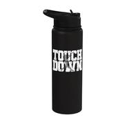 Touchdown Baseball Stainless Steel Insulated Water Bottle