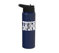 Touchdown Baseball Stainless Steel Insulated Water Bottle