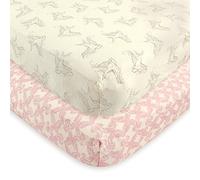 Touched by Nature Unisex Baby and Toddler Organic Cotton Crib Sheet, Bird, One Size
