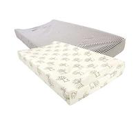 Touched by Nature Unisex Baby Organic Cotton Changing Pad Cover, Birch Trees, One Size
