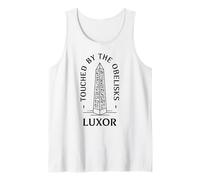 Touched by the Obelisks Luxor, Fun Egyptian Architecture Tank Top